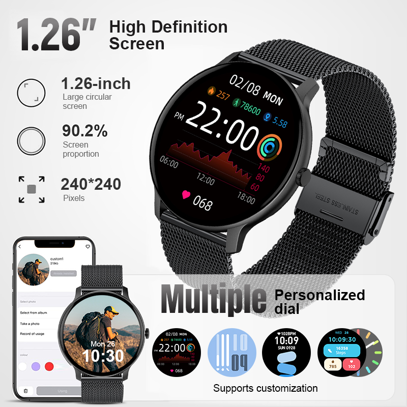 Smartwatch 2026 dla mężczyzn,  – Breath Rate Monitor recenzja i cena